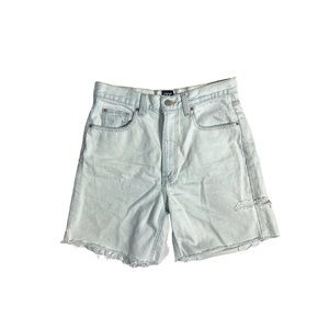 BDG light-washed high waisted denim shorts
